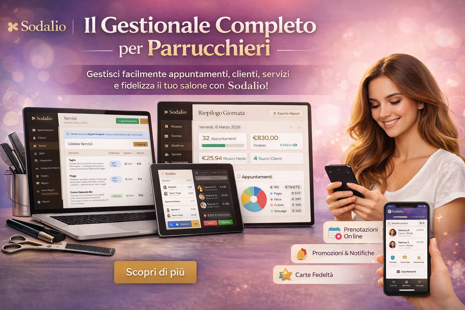 SalonPro — Il Gestionale Completo per Parrucchieri